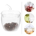 thumbnail image 3 of AMERTEER Container Glass Storage Jar Jars Food Flour Cereal Favors Party Bottle Honey Airtight Small Pantry Spice Canister Mason, 3 of 6