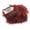 Dark Rouge, variant on Pepperell Braiding Faux Fur Pom With Loop-Navy