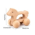 thumbnail image 3 of TOY Life Wooden Cars for Toddlers 1-3, Toys for Babies 0-6-12 Months, Baby Rattle Wooden Toy Truck, Baby Boy Nursery Decor, Wooden Rattle Baby Toy for 1 + Year Old, Wood Car for Boys, 3 of 8