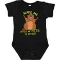 thumbnail image 3 of Inktastic Groundhog Day Wake Me when Winter is over Boys or Girls Baby Bodysuit, 3 of 5