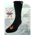 thumbnail image 5 of DG Hill Heat Trapping Thick Thermal Insulated Winter Boot Socks for Women, Crew, 2 Pairs, 5 of 7
