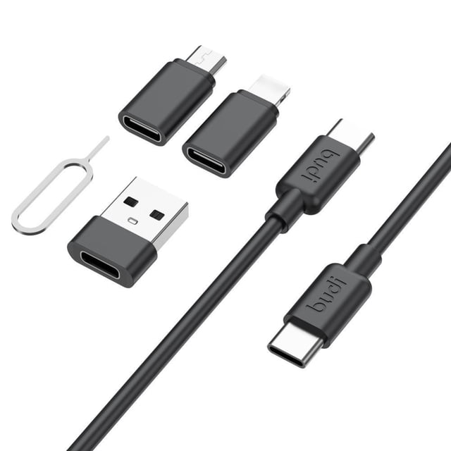 Cable adaptador portátil, herramienta de transferencia de conversión de múltiples tipos, diseño aerodinámico