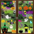 thumbnail image 7 of 6pcs Halloween Gel Window Clings - Pumpkins Witch Bats Spider Window Decors, 7 of 7
