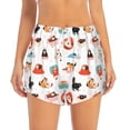 thumbnail image 2 of Logiee funny cats celebrating Valentine's Day Print Women 2 in 1 Running Shorts,High Waisted Athletic Shorts,Gym Workout Shorts with Liner Pockets-X-Large, 2 of 7