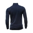 thumbnail image 2 of Wassery Men's Stand Collar Sweatshirts Coat Long Sleeve Fall Jacket Winter Casual Warm Outerwear Zip-Up Slim Fit Clothes, 2 of 4