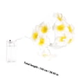 thumbnail image 2 of OUNONA Plumeria String Lights White LED String Lamp Lighting for Bedroom and Deck, 2 of 8