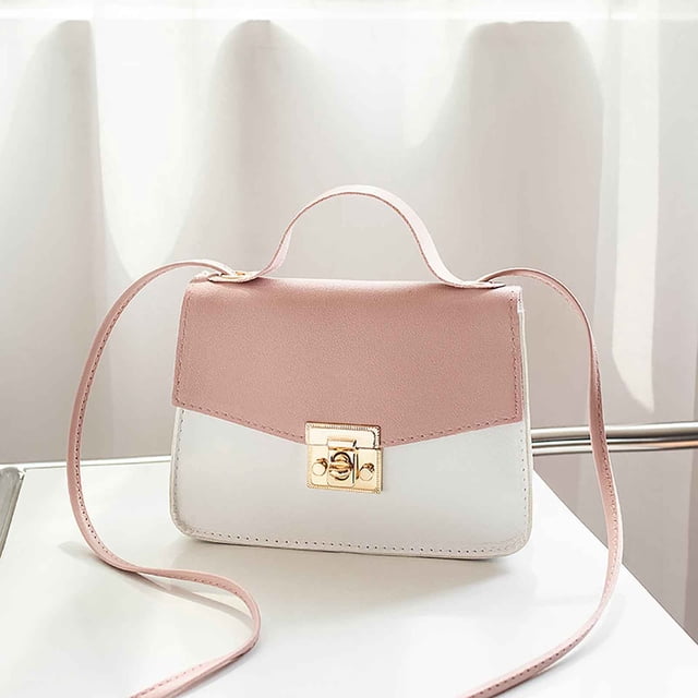 pstuiky Bolso bandolera de piel con un solo hombro, gran capacidad y múltiples compartimentos.