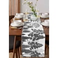 thumbnail image 4 of Ldtrchee Grey Forests Tree Table Runner 60 Inches, Pine Maple Trees Nature Pure Color Bed Runner Dresser Scarves Tabletop for Indoor Outdoor Parties/Ceremony/Banquet, 13" x 60", 4 of 8