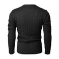 thumbnail image 3 of H2H Mens Casual Slim Fit Pullover Sweaters Knitted Henley Button Closure Long Sleeve Thermal (CMOSWL042), 3 of 6