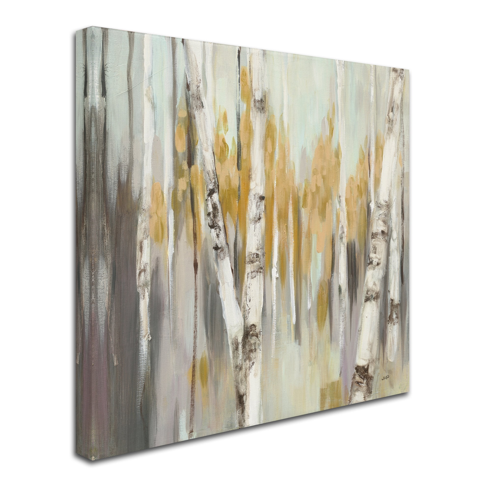 Trademark Fine Art 'Silver Birch I' Canvas Art by Julia Purinton