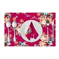 thumbnail image 2 of eloria Floral Printed Table Heat Resistant Placemats Dining Table Mats With Napkins Cotton Canvas, Size : 12x18 Inches | Pack of 6, 2 of 3