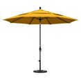 thumbnail image 2 of 11' Fiberglass Market Umbrella Collar Tilt DV Bronze/Pacifica/Yellow, 2 of 2