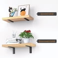 thumbnail image 3 of Heavy Duty Shelf Brackets 10 Inch, 8 Pack Floating Shelf Brackets, L Wall Shelf Bracket for DIY Decorative with Mounting Hardware, 3 of 5