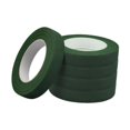 thumbnail image 4 of Cinta floral DIY, 5 rollos, tela premium para envolver flores, suministros para manualidades y arreglos florales. Verde oscuro, 4 of 9