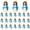 24 Pcs, variant on 48 Pcs Little Virgin Mary Figurines Miniature Virgin Mary Doll to Hide and Seek Classic Religious Gifts for Sunday Easter Eggs Stuffers Baptism Gift (48,Blue)