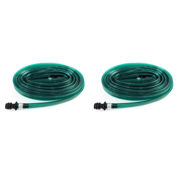 2X Garden PVC Hose. Cooling Garden Penetrating Hose Sprinkler Hose is Perfect for Garden 15 Meters