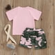 thumbnail image 3 of Conjunto de ropa Fernvia para niñas pequeñas de 6 a 12 meses, camuflaje rosa, 3 of 7