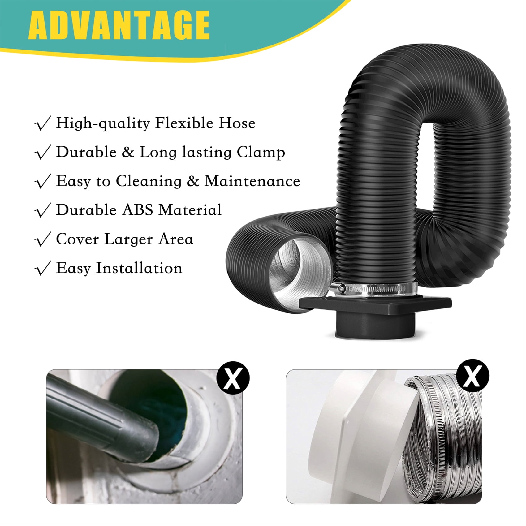 TUOOWO 4'' Dryer Replacement Vents