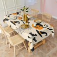 thumbnail image 3 of Halloween Black Cats and Pumpkins Rectangle Tablecloth 60"x120",Waterproof Polyester Rectangle Table Cloth, Wipeable Spillproof Polyester Tablecloth for Dining, Camping, Indoor and Outdoor, 3 of 6