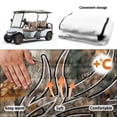 thumbnail image 6 of Uourmeti Golf Cart Seat Foldable, Compatible with Club Car Golf Cart Sports, Golf Cart Seat Covers Fit for 2-Passenger Seats Club Car EZGO, Forest Camo, 6 of 8