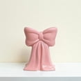 thumbnail image 6 of Bow Knot Flower Vase, Creative Sweet Girly Decorative Vase for Flower Arrangement, Small Storage Organizer, Cute Home Decor and Tabletop Ornament, 6 of 9