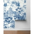 thumbnail image 6 of Harry & Grace Bluestone Misty Mountain Scenic Peel and Stick Wallpaper Mural - 54 in. W x 9 ft. T, 6 of 7