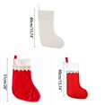 thumbnail image 4 of CIYISON Christmas Stockings Kid Gift Candy Bag Santa Socks Hanging Christmas Tree Decor, 4 of 6