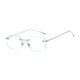 thumbnail image 3 of Gafas Sin Marco Ultraligeras Sin Montura Elegantes Para Hombres Y Mujeres, Gafas Versátiles De Plata, 3 of 8