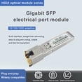 thumbnail image 4 of Inteprter Módulo transceptor Gigabit SFP 1,25G interfaz LC adaptador de repuesto eléctrico para el hogar accesorio de actualización de Teléfono y Comunicación, 4 of 6