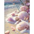 thumbnail image 2 of Cuadros Decorativos 5D bricolaje ronda completa taladro diamante pintura playa Kit arte decoración del hogar (B5928) Wdftyju embutido en tela, 2 of 8