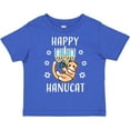 thumbnail image 3 of Inktastic Happy Hanucat with Menorah Boys or Girls Toddler T-Shirt, 3 of 5
