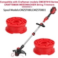 thumbnail image 3 of CMZST0803 CMZST080 String Trimmer Spool Line 20Ft 0.080" Compatible with Craftsman CMCST910M,CMCST910M1 Series weedwacker String Trimmers 6 Pack, 3 of 7