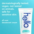 thumbnail image 5 of hello Clean & Fresh Whole Body Deodorant for Women and Men, Aluminum Free, Sensitive Skin, 3 oz, 5 of 12