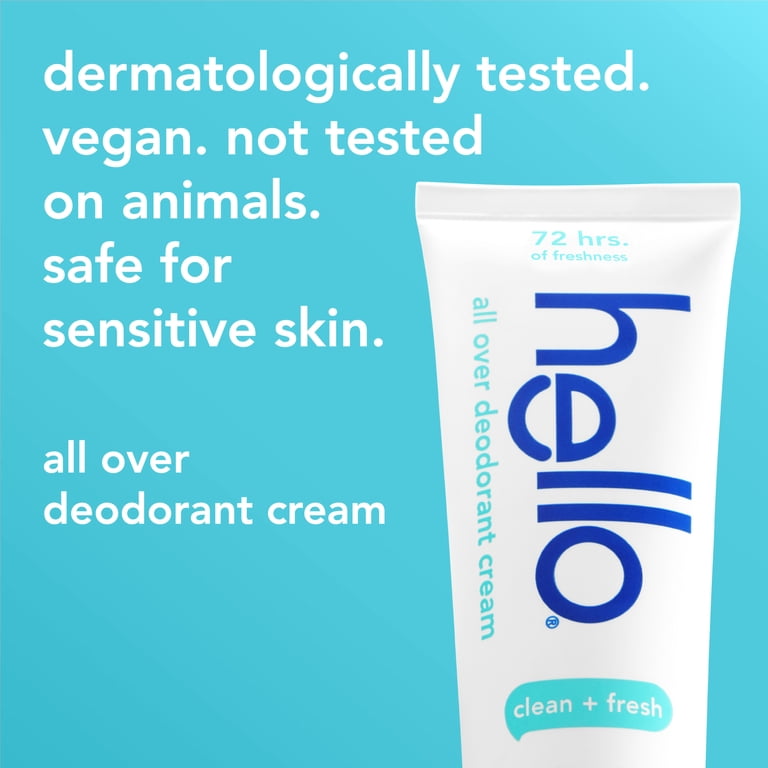 hello Clean & Fresh Whole Body Deodorant for Women and Men