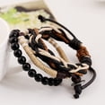 thumbnail image 2 of SUSHANG Three Piece Multi-Layer Men'S Bracelet Set Jewelry Wooden Necklace Gift Bead Mala Men Bracelet 8Mm Bracelets, 2 of 6