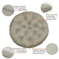 thumbnail image 4 of Classic Accessories Montlake Water-Resistant Papasan Cushion, 50 inch, Heather Grey, 4 of 10