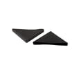 thumbnail image 2 of Unique Bargains 10 Pcs Antislip Plastic Triangle 8mm x 75mm Chair Foot Cover Furniture Corner Protector Balck, 2 of 2