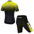 thumbnail image 4 of Men's Summer Short Suits Cycling Set Cycling Jersey with 5D Gel Padded Riding Shorts Quick Dry Breathable Cycling Jersey Set for Outdoor Sport Cycling Biking, 4 of 7