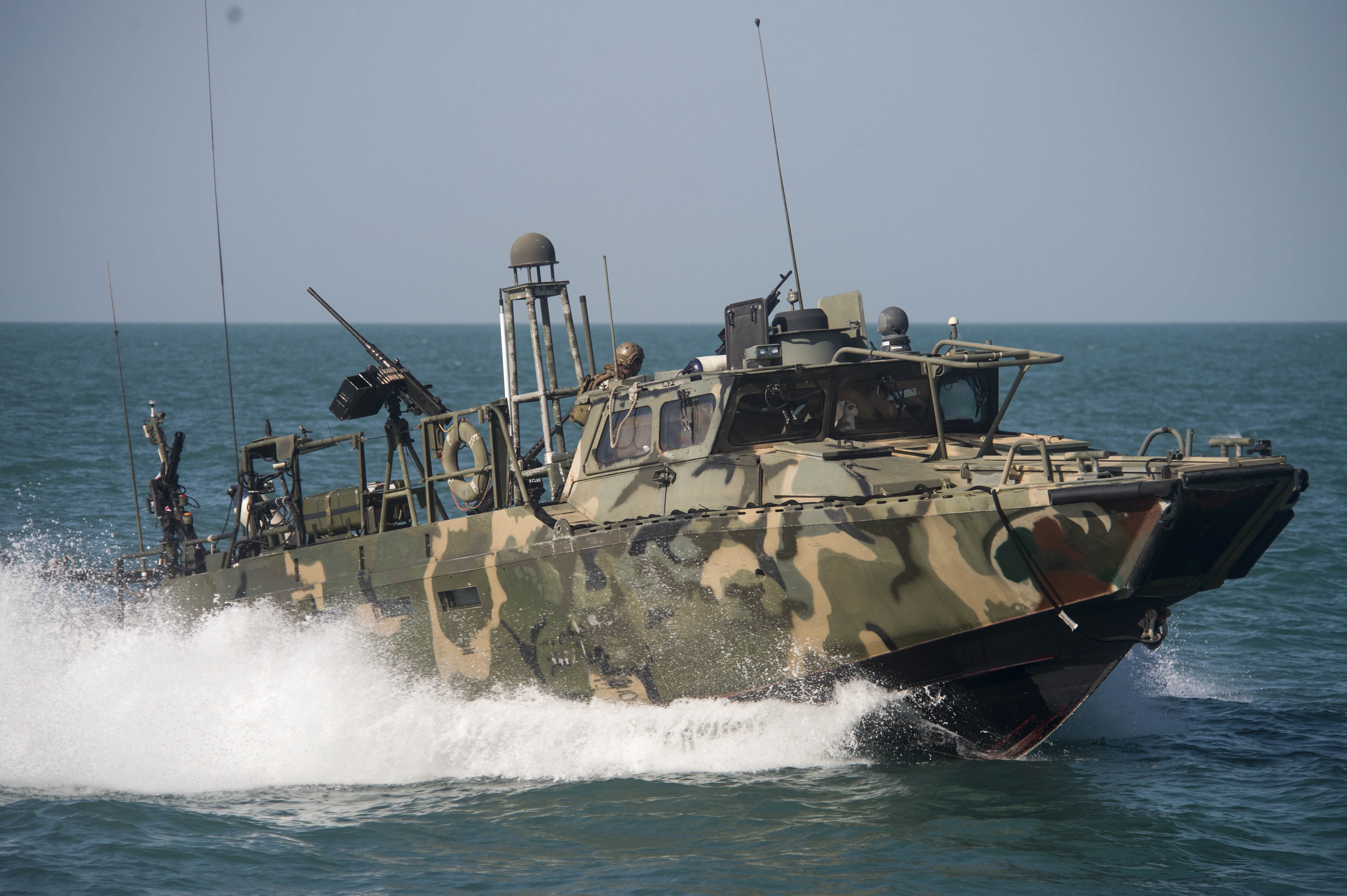 LAMINATED POSTER Riverine Command Boat RCB 802 Assigned To Combined 