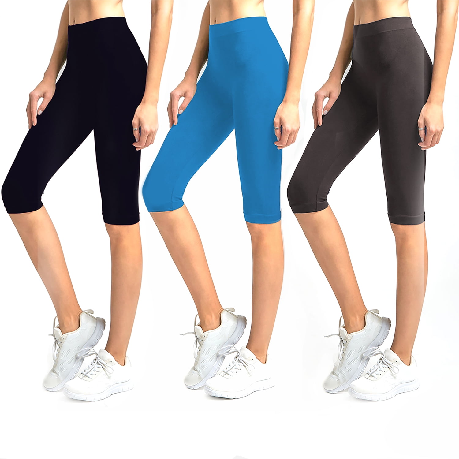 petite knee length yoga pants women