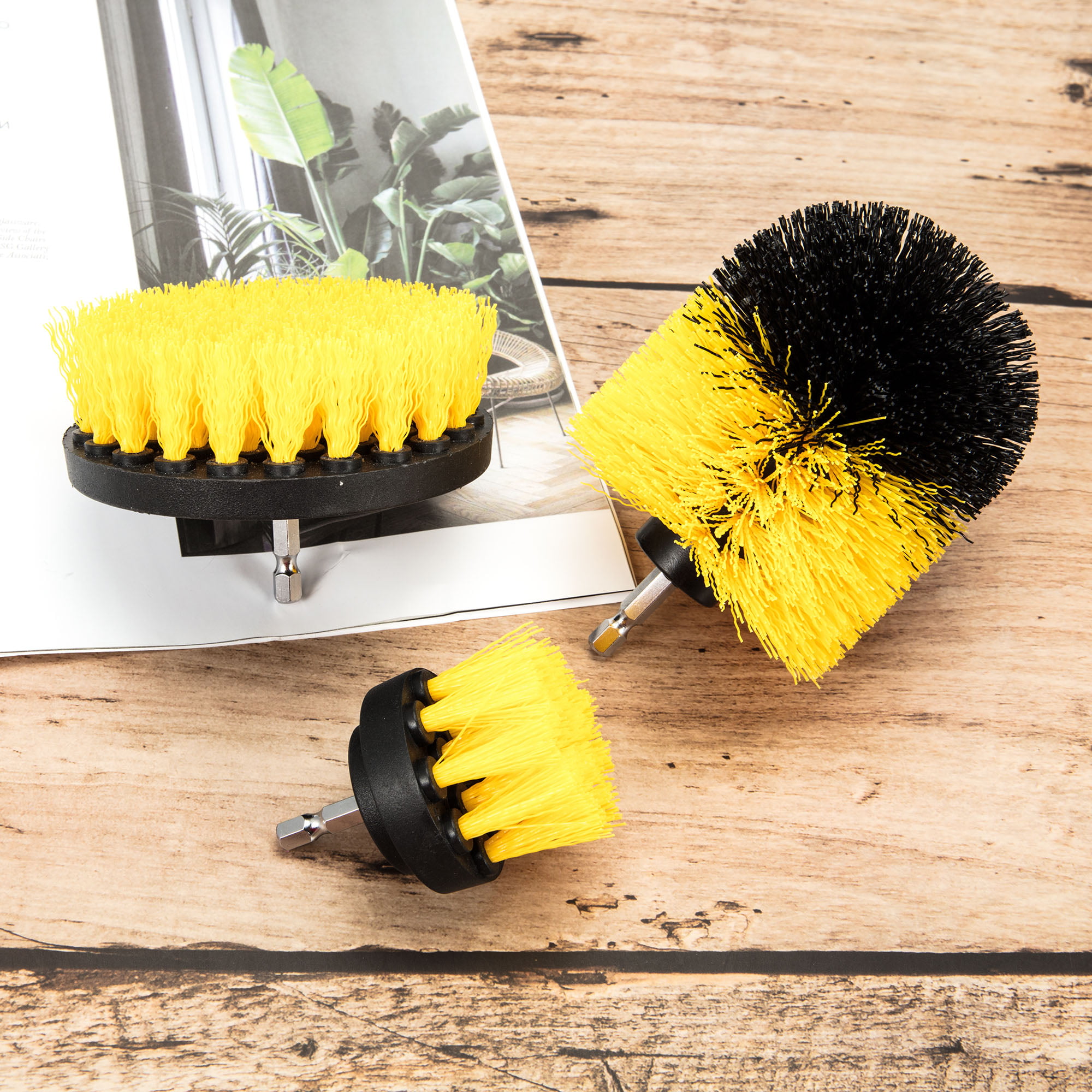 Drill Brush All Purpose Cleaner Scrubbing Brushes for Bathroom Surface 