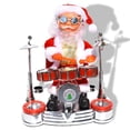 thumbnail image 3 of Bewildely Muñeco de Papá Noel para Navidad/Navidad, instrumento para jugar, regalo, decoración, Año Nuevo, sacudir la cabeza, cantar, adorno que Kits de decoración para fiestas No.01 Bewildely HA008653-01B, 3 of 6