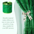 thumbnail image 3 of Bewildely Cintas de oro verde para envolver, artesanía de trébol, cinta con cable, fabricación de tarjetas, suministros de embalaje, accesorios para Type3 NO3 Bewildely HA062080-04B, 3 of 6
