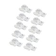 thumbnail image 1 of 20pcs Quick Shoelace Lock Shoe Strings clip Shoelace Cord Buckle Toggle Stopper Clear, 1 of 9
