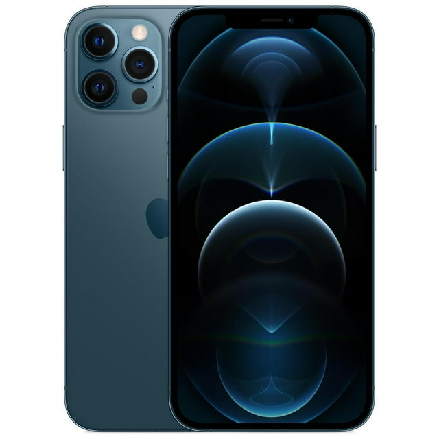 Apple iPhone 12 Pro Max 128GB 5G - Factory Unlocked Smartphone - Pacific Blue - Brand New