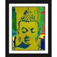 thumbnail image 2 of Stephen Chambers 15x18 Black Ornate Wood Framed With Double Matting Wall Art Titled - Buddha 2, 2 of 6