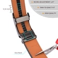 thumbnail image 6 of Falan Mule Belt for Men Genuine Leather Ratchet Men Belt with Automatic Click Buckle Dress Belt for Men with Gift Box, 6 of 9
