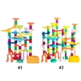 thumbnail image 4 of Marble Run Game Interactive Fun DIY Marble Block Building Set Marble Track Toy, 4 of 10