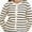 Apricot Black, variant on Women's Striped Cardigan Sweater Trendy Long Sleeve Button Down Crew neck Cardigans