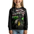 thumbnail image 3 of DISNIMO American Flag Tractor Shirt Boys Long Sleeve T Shirts Size 3-4 Boys Clothes Long Sleeve Shirts Soft Tee Shirts Kids Crew Neck Tshirt Boys Fall Tops for s Tshirts Boys Casual Wear, 3 of 7
